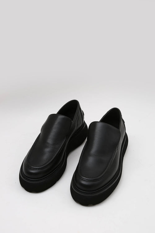 grid loafer / black