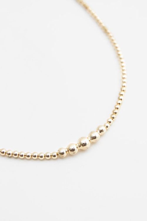 hail necklace / gold
