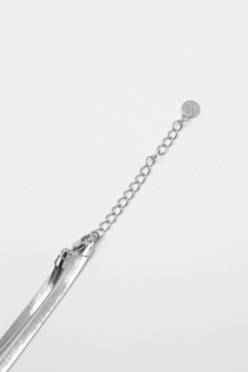 oblate necklace / silver