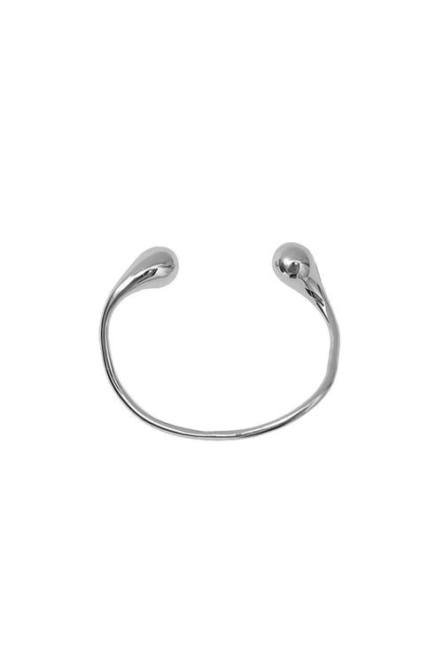tear drop bracelet / silver