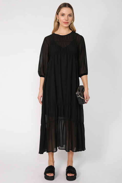 slide slip / black