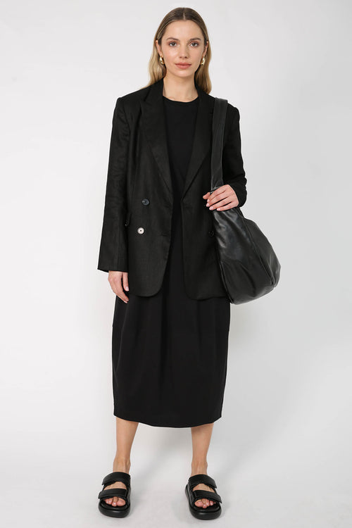 spin dress / black