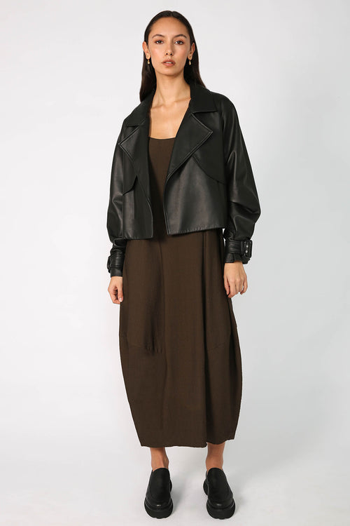 ember dress / deep olive
