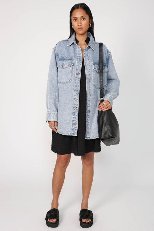 bevel dress / black