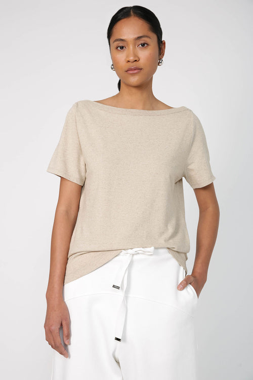 kicking tee / oatmeal marle