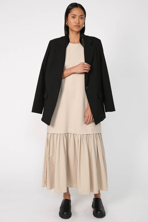 cohere dress / stone neutral