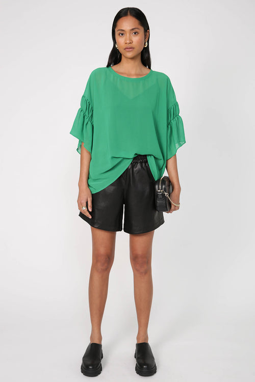 floating tee / bright green