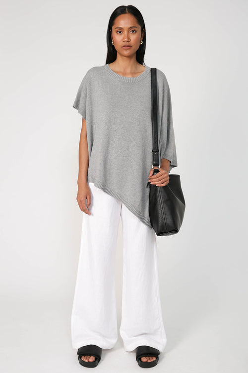 asymmetry cape / grey marle