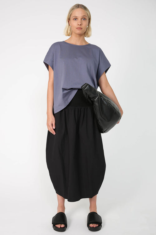 relative tee / grey blue