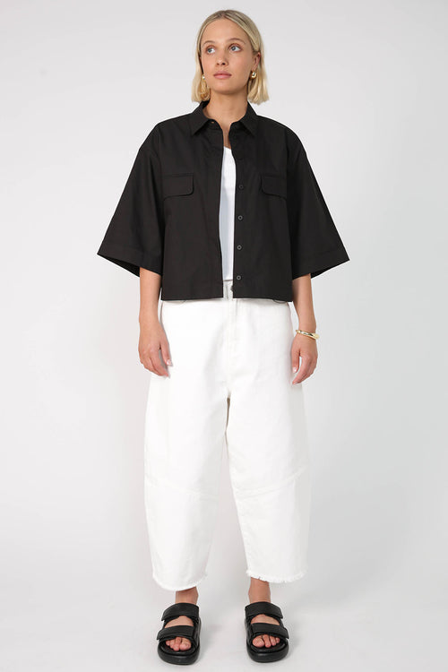 carve shirt / black