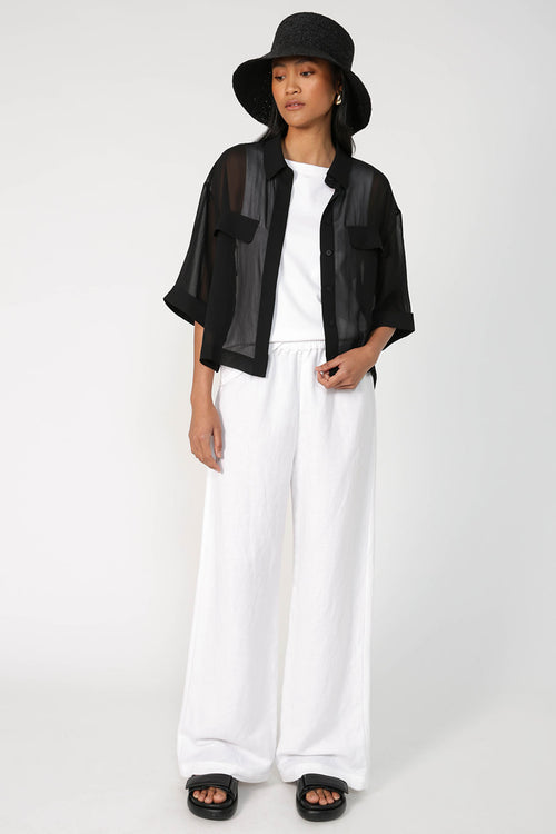 carve shirt / black