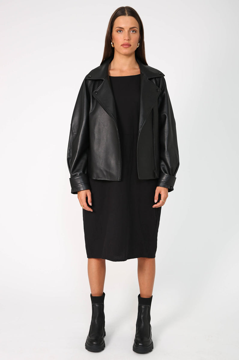 globe dress / black m o o c h i