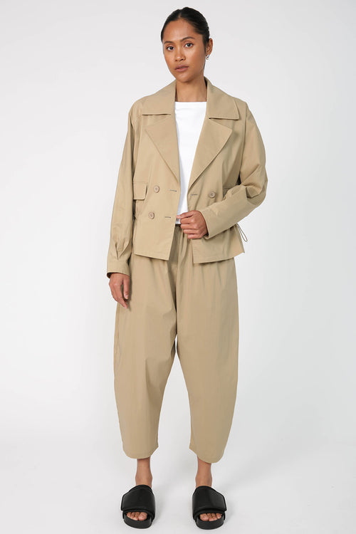cinch jacket / camel brown