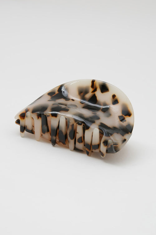 shell claw clip / neutral|brown