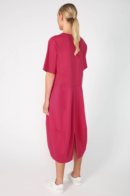 headspin dress / fuchsia pink