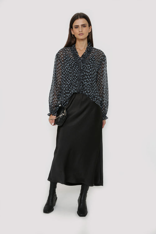 defying top / black|grey spot