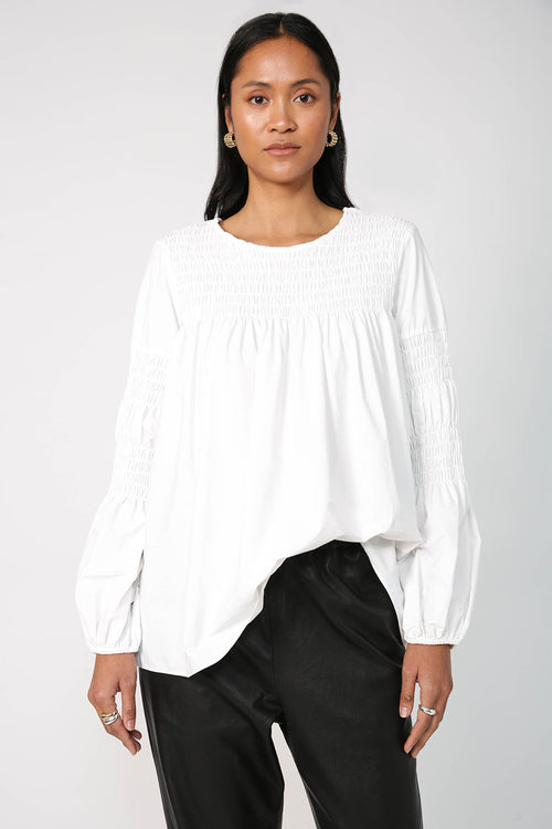 culprit top / ivory white
