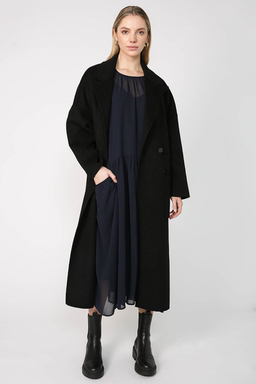 foundation dress / ink blue