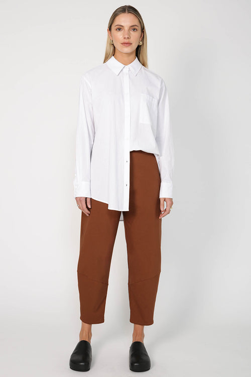 furthest pant / tan brown