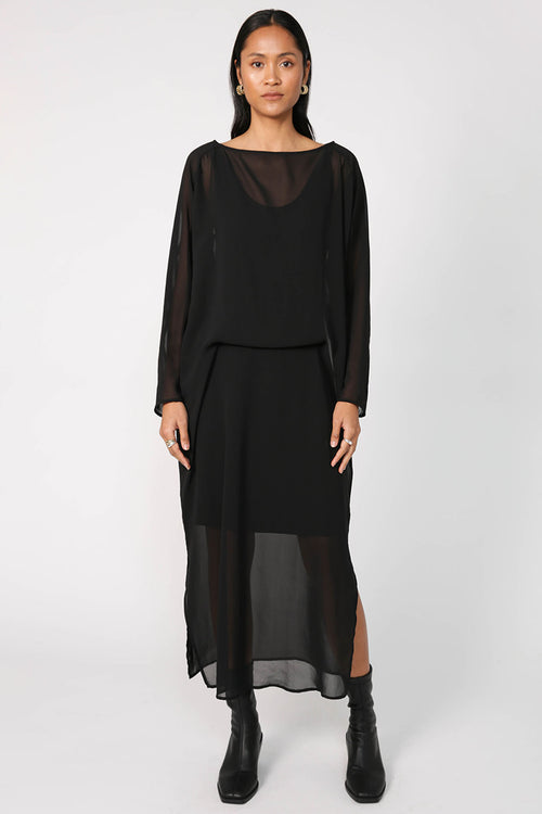 traverse dress / black