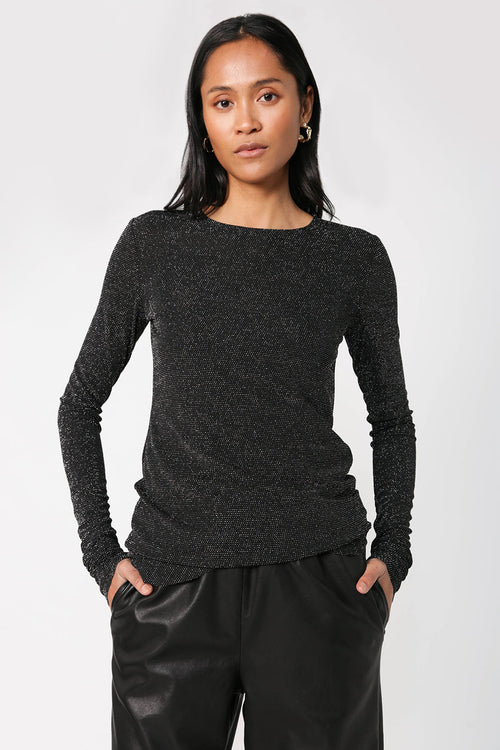 sparkle mesh skin / black|silver