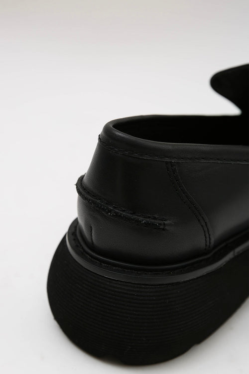 grid loafer / black