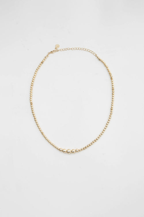 hail necklace / gold