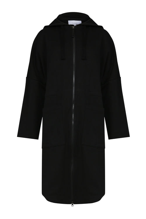 uptempo parka sweat / black