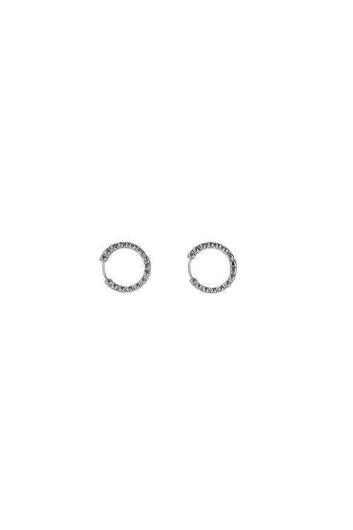 pillar earring / silver