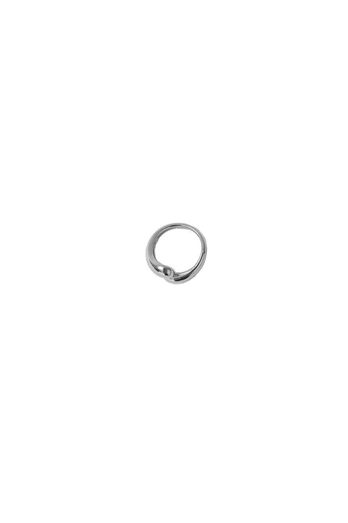 tear drop ring / silver