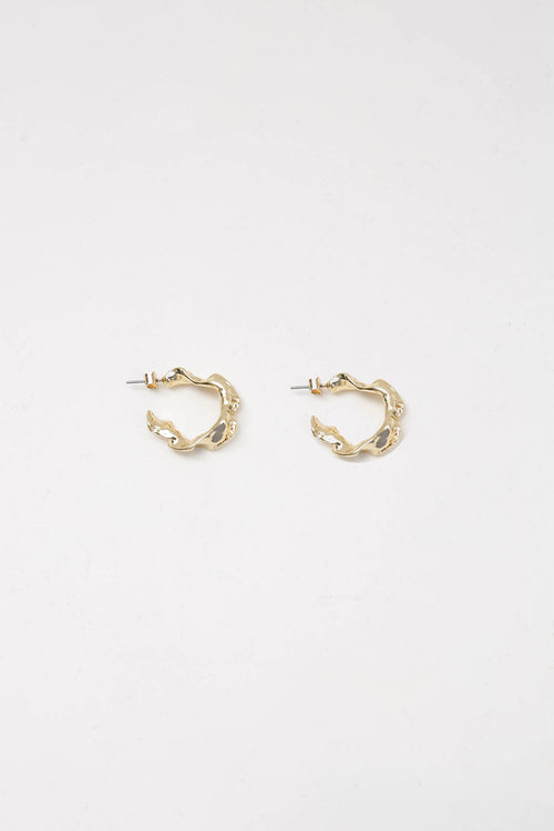 crush hoop / gold
