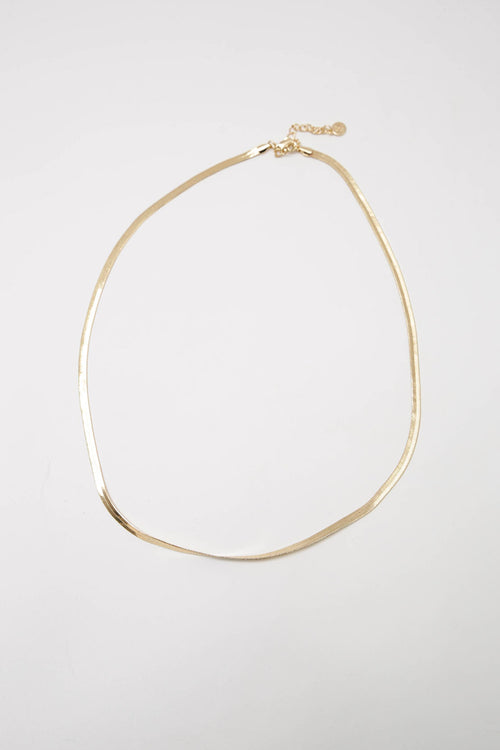 oblate necklace / gold
