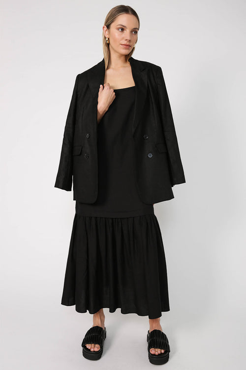 cohesion dress / black
