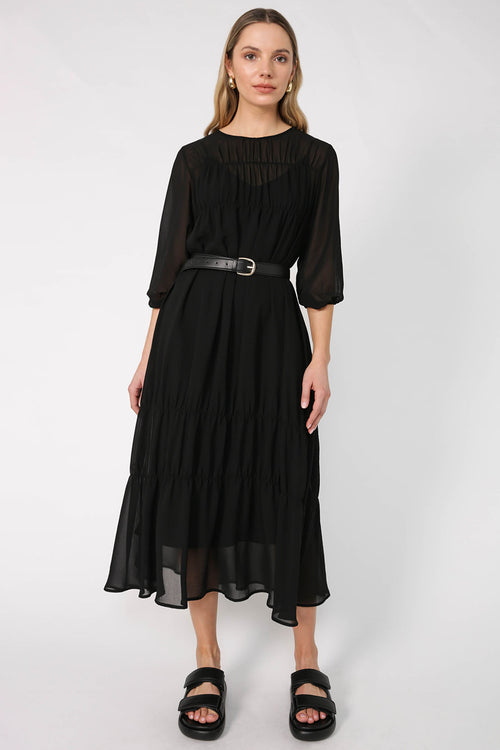 section dress / black