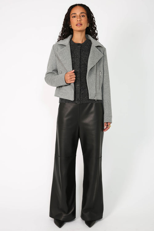 phase cardi / charcoal marle