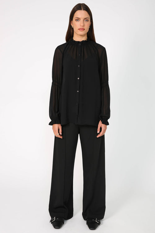 encircle shirt / black