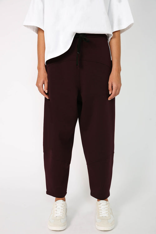 furthering ponti track pant / black forest