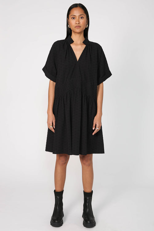 bevel dress / black