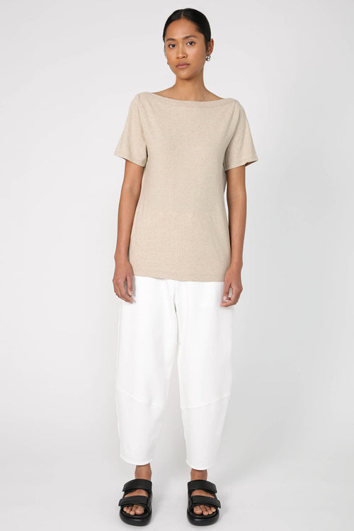 kicking tee / oatmeal marle