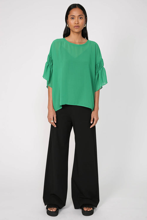 floating tee / bright green