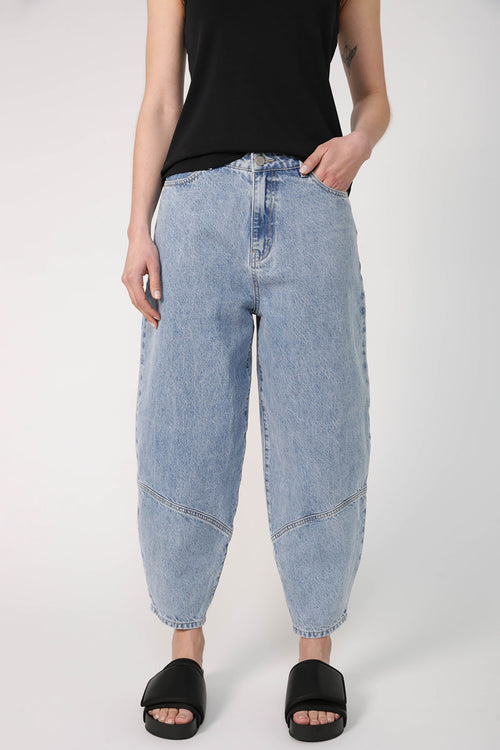 furthered jean / washed indigo blue