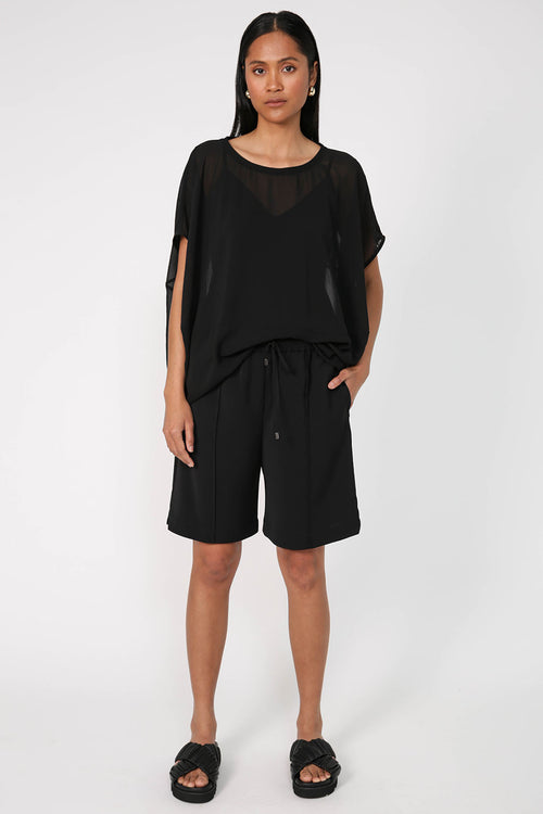 spin tee / black