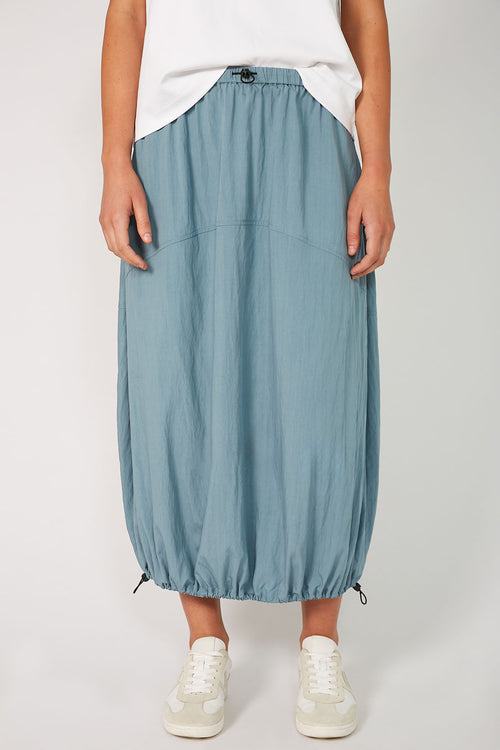 ash skirt / mineral blue