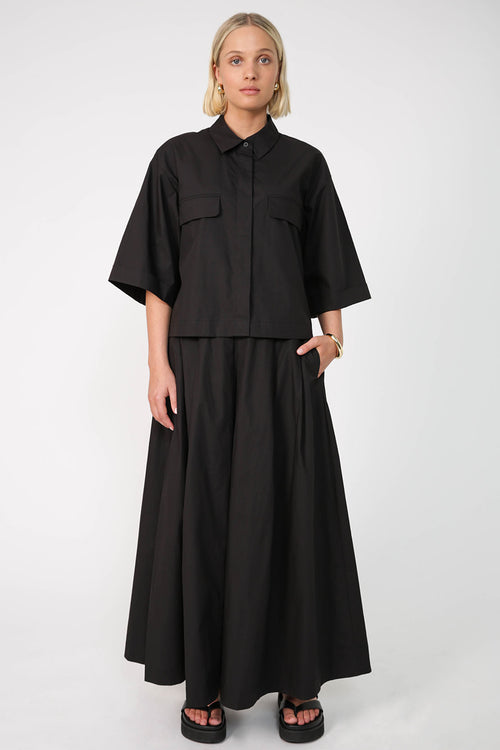 carve shirt / black