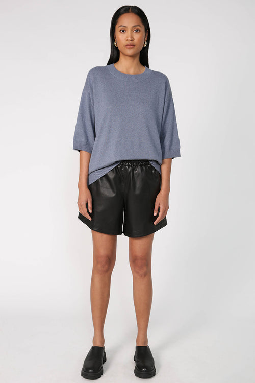 incite sweater / smokey blue marle