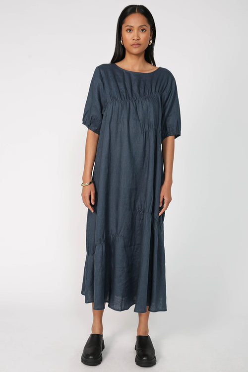 notion dress / teal blue