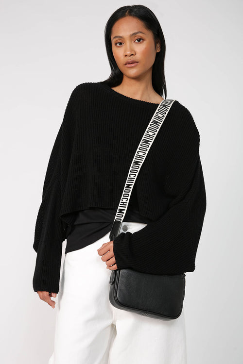 moochi weekender bag strap / natural|black|silver