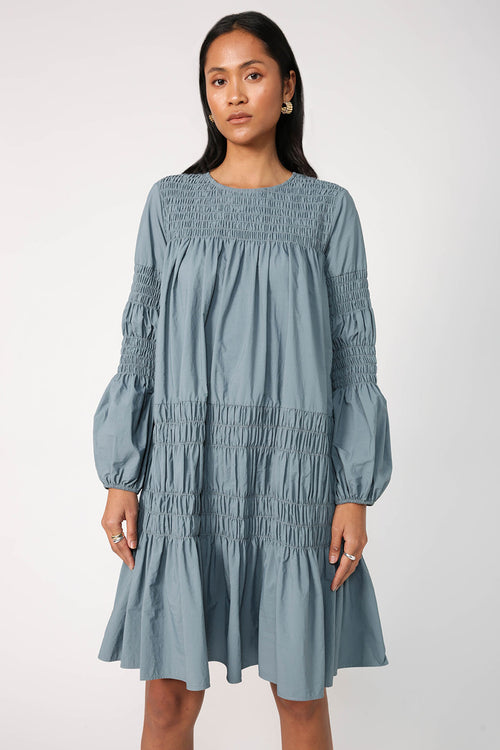 culprit dress / smokey blue
