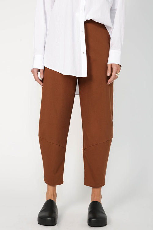 furthest pant / tan brown