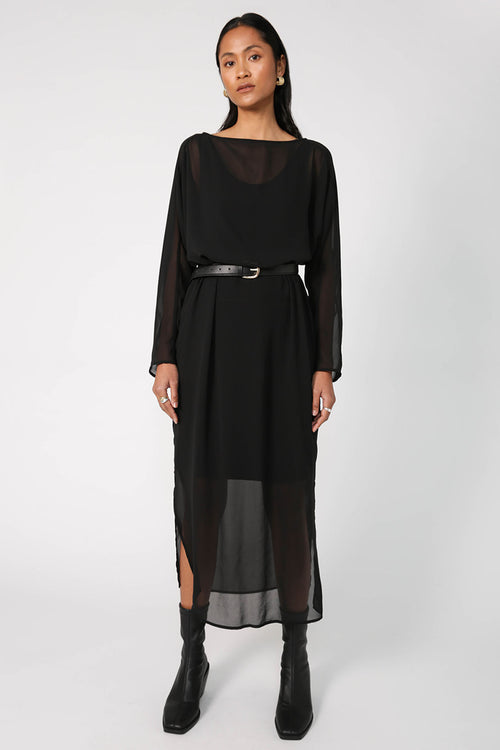 traverse dress / black